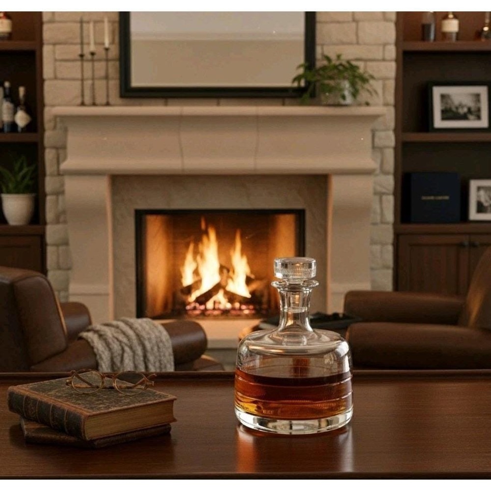 Ralph‎ Lauren Home REMY Carafe Herringbone Detail Decanter New in Box